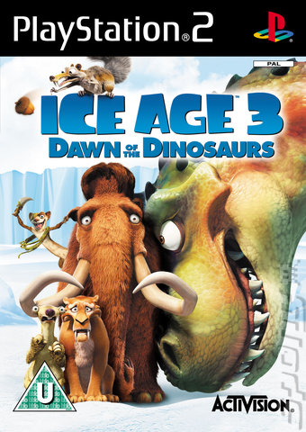 Ice Age: Dawn of the Dinosaurs - PS2 Cover & Box Art