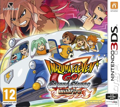 Inazuma Eleven GO Chrono Stones: Wildfire - 3DS/2DS Cover & Box Art