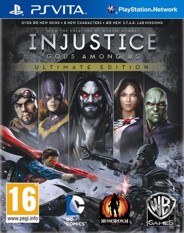 Injustice: Gods Among Us: Ultimate Edition - PSVita Cover & Box Art