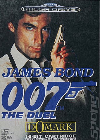 James Bond 007: The Duel - Sega Megadrive Cover & Box Art