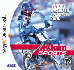Jeremy McGrath Super Cross 2000 - Dreamcast Cover & Box Art