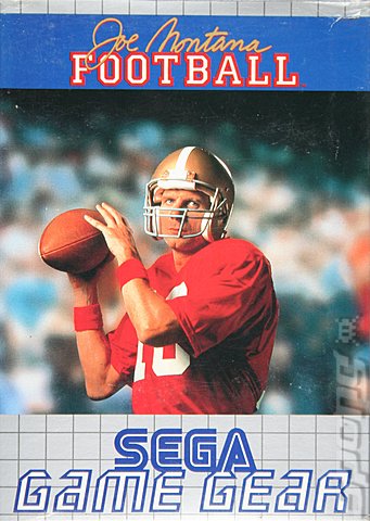 Joe Montana's NFL Football - Game Gear Cover & Box Art