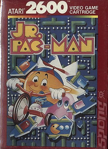 Jr Pac-Man - Atari 2600/VCS Cover & Box Art