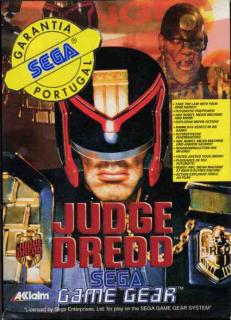 Judge Dredd - Game Gear Cover & Box Art