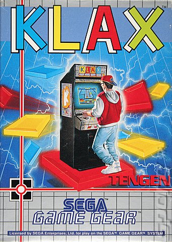 Klax - Game Gear Cover & Box Art