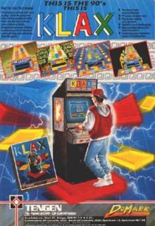 Klax - C64 Cover & Box Art