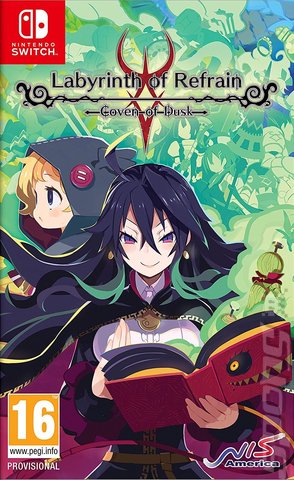 Labyrinth of Refrain: Coven of Dusk - Switch Cover & Box Art
