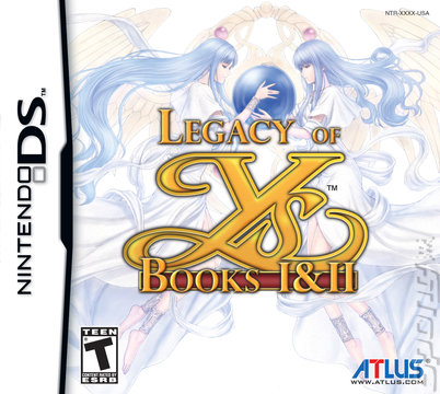 Legacy of Ys: Books I & II - DS/DSi Cover & Box Art