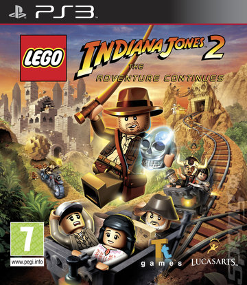 LEGO Indiana Jones 2: The Adventure Continues - PS3 Cover & Box Art