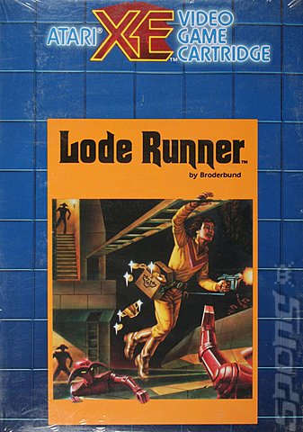 Lode Runner - Atari 400/800/XL/XE Cover & Box Art