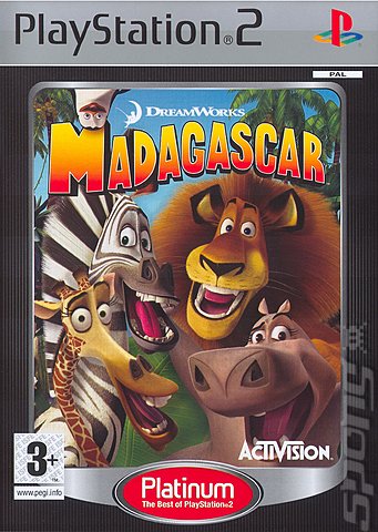 Madagascar - PS2 Cover & Box Art