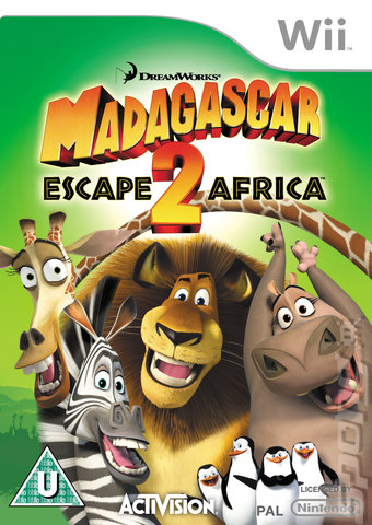 Madagascar: Escape 2 Africa - Wii Cover & Box Art