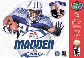 Madden NFL 2001 - N64 Cover & Box Art