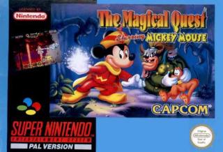 Magical Quest starring Mickey Mouse - SNES Cover & Box Art