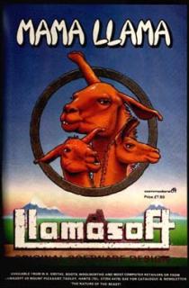 Mama Llama - C64 Cover & Box Art