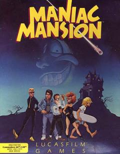 Maniac Mansion - C64 Cover & Box Art