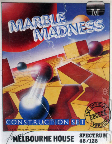 Marble Madness Construction Set - Spectrum 48K Cover & Box Art