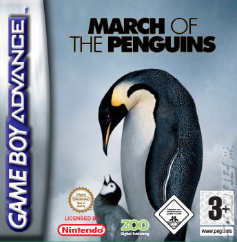 March of the Penguins - GBA Cover & Box Art