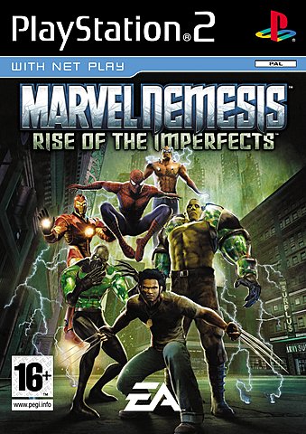 Marvel Nemesis: Rise of the Imperfects - PS2 Cover & Box Art
