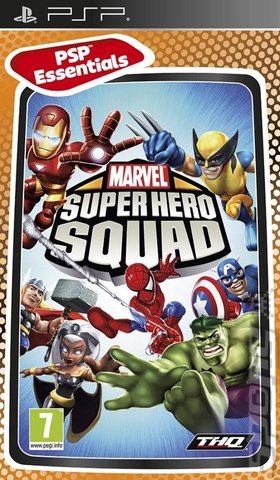 Marvel Super Hero Squad - PSP Cover & Box Art