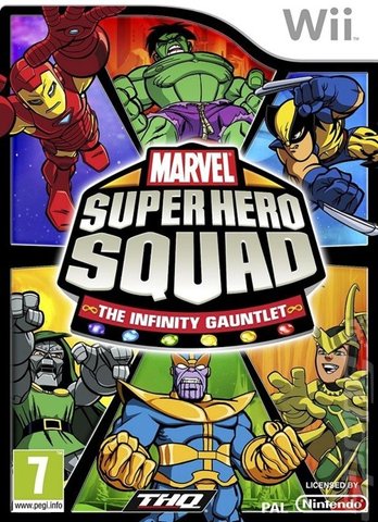 Marvel Super Hero Squad: The Infinity Gauntlet - Wii Cover & Box Art