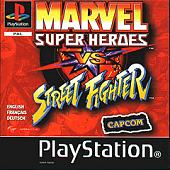 Marvel Super Heroes Vs Street Fighter - PlayStation Cover & Box Art