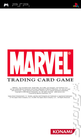 Marvel Trading Card Game - PSP Cover & Box Art