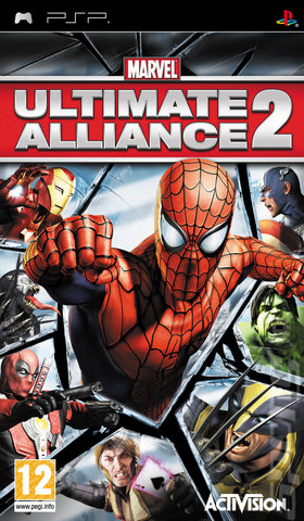 Marvel Ultimate Alliance 2 - PSP Cover & Box Art