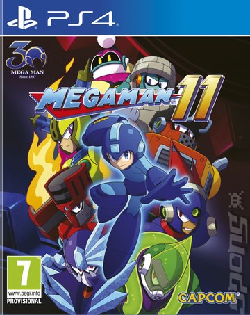 Mega Man 11 - PS4 Cover & Box Art