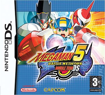 Mega Man Battle Network 5 Double Team DS - DS/DSi Cover & Box Art