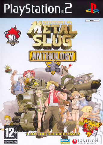 Metal Slug Anthology - PS2 Cover & Box Art