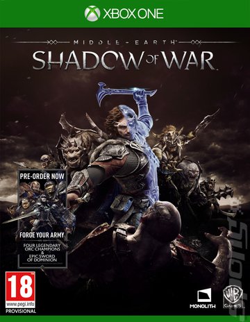 Middle-earth: Shadow of War - Xbox One Cover & Box Art