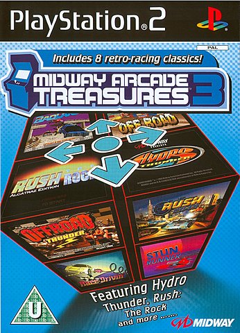 Midway Arcade Treasures 3 - PS2 Cover & Box Art
