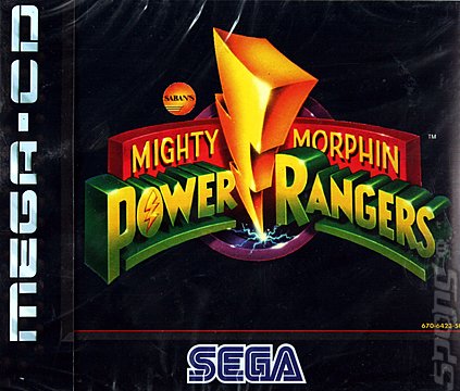 Mighty Morphin Power Rangers - Sega MegaCD Cover & Box Art