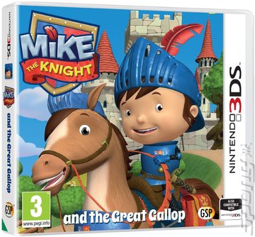 Mike The Knight and The Great Gallop - 3DS/2DS Cover & Box Art
