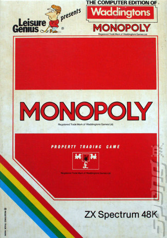 Monopoly - Spectrum 48K Cover & Box Art