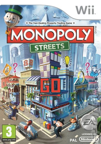 Monopoly Streets - Wii Cover & Box Art