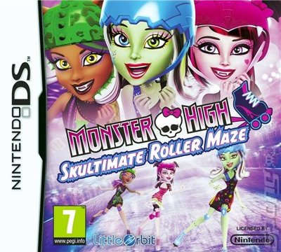 Monster High: Skultimate Roller Maze - DS/DSi Cover & Box Art