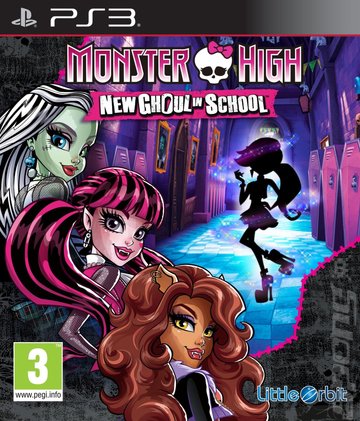 Monster High: New Ghoul in School - PS3 Cover & Box Art
