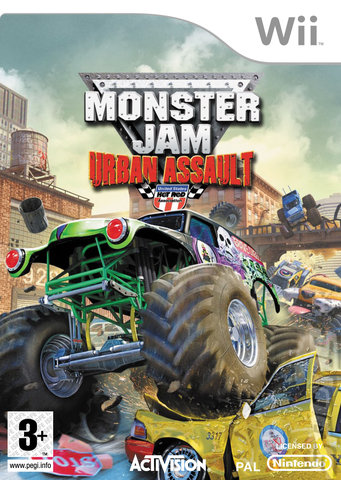 Monster Jam: Urban Assault - Wii Cover & Box Art