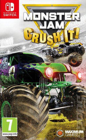 Monster Jam: Crush It - Switch Cover & Box Art