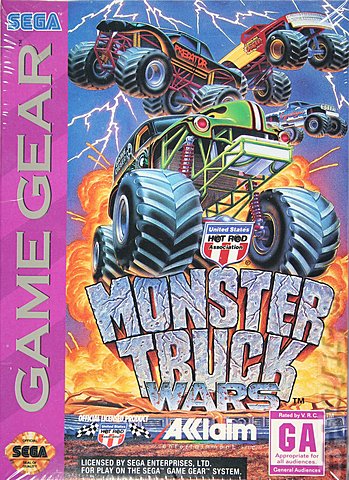 Monster Truck Wars - Game Gear Cover & Box Art