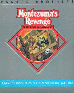 Montezuma's Revenge: Featuring Panama Joe - C64 Cover & Box Art