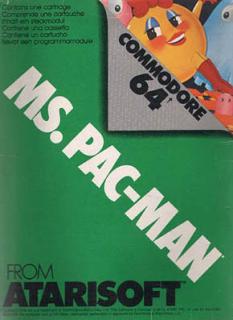 Ms. Pac-Man - C64 Cover & Box Art