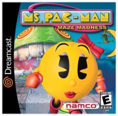 Ms. Pac-Man: Maze Madness - Dreamcast Cover & Box Art