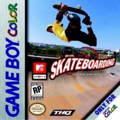 MTV Skateboarding - Game Boy Color Cover & Box Art