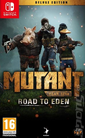Mutant Year Zero: Road to Eden - Switch Cover & Box Art