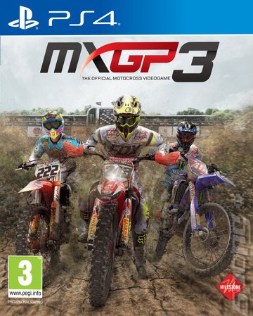 MXGP3: The Official Motocross Videogame - PS4 Cover & Box Art