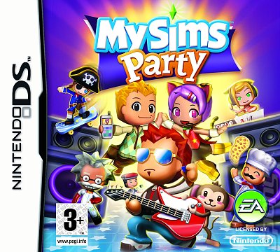 MySims Party - DS/DSi Cover & Box Art