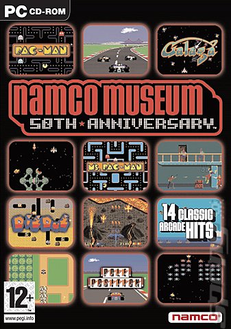 Namco Museum 50th Anniversary - PC Cover & Box Art